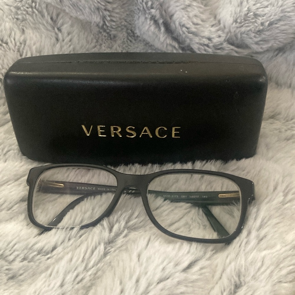 Versace Black prescription  Eyeglasses with Case